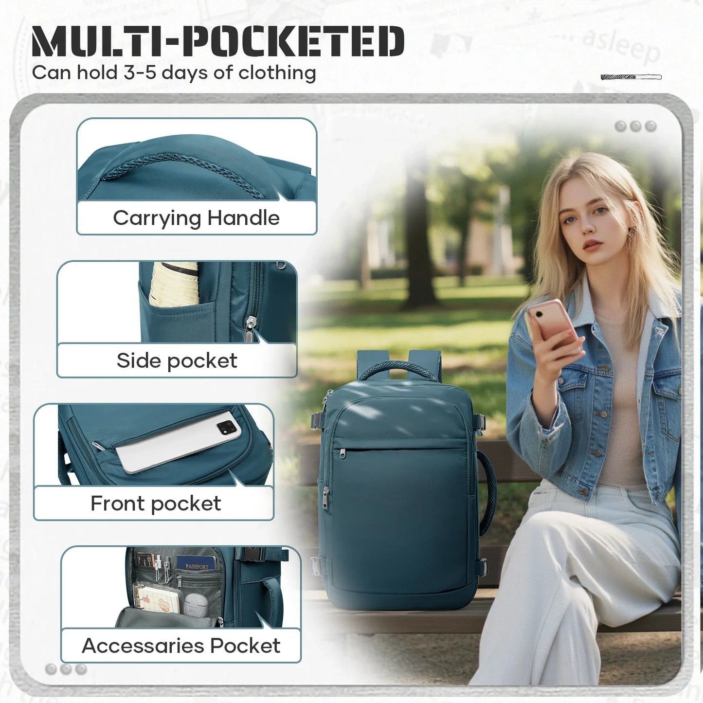 Cabin Carry-On Bag Travel Backpack