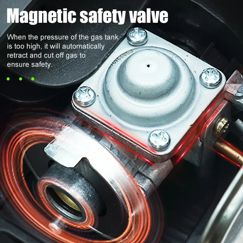 3800W Portable Folding Camping Gas Stove Butane Cassette Green