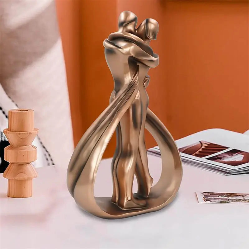 Home Decor Nordic Art Love Resin Figurine