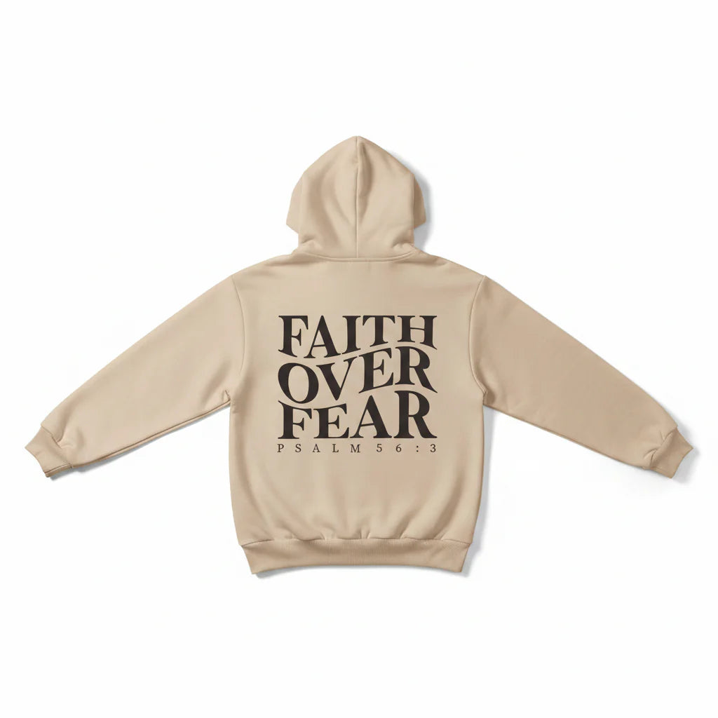 Faith Over Fear Christian Hoodie