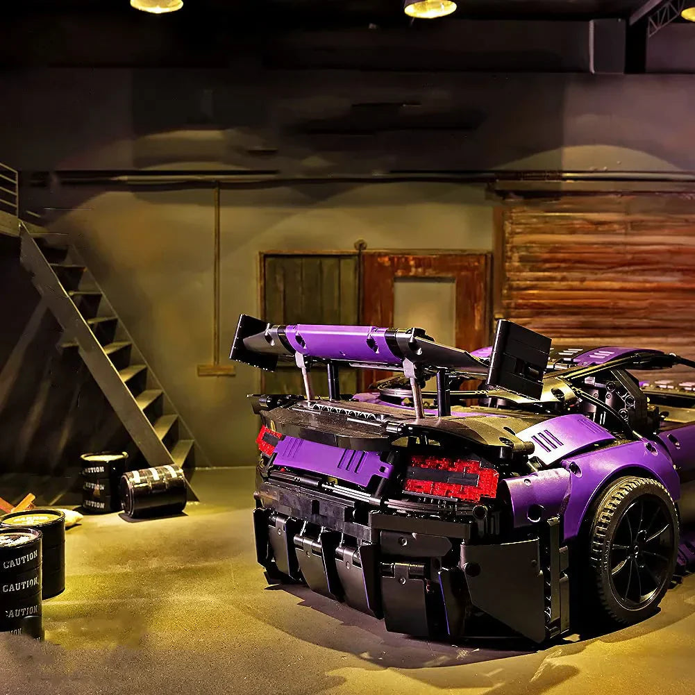 1266pcs technology Toy racing car