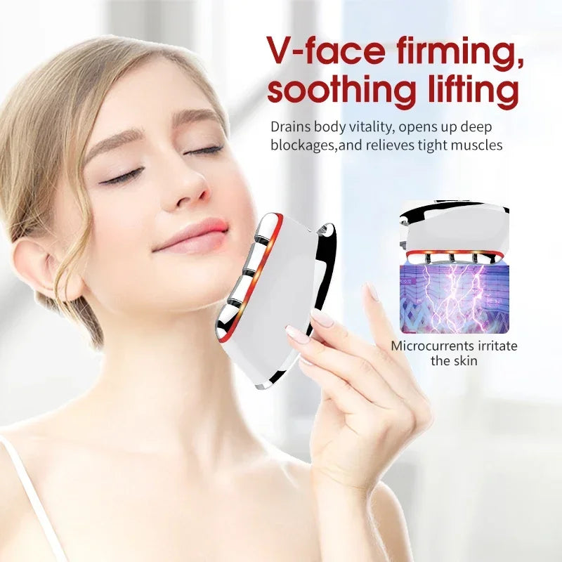 Dredging Meridian Massage Brush: Electric V-face Lifting Beauty Instrument