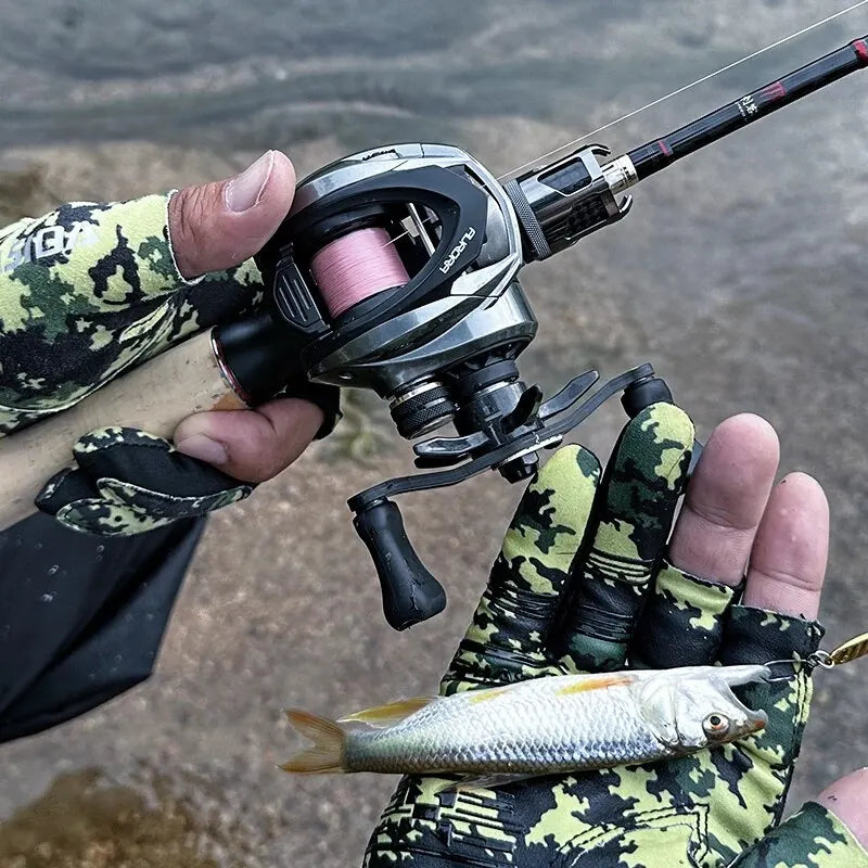 Bait Finesse Reel 3D Magnetic Braking Right Hand Black