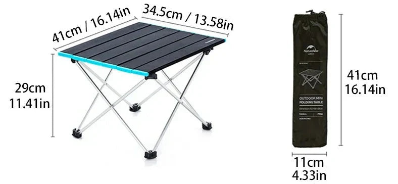 Ultralight Camping Table - Portable Mini Table for Backpacking and Outdoor Activities