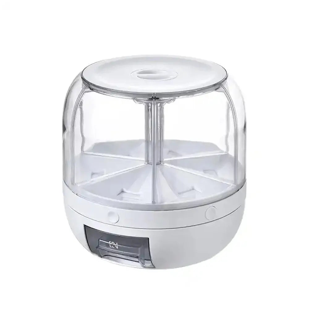 Rotating Rice Beans Grain Storage Container