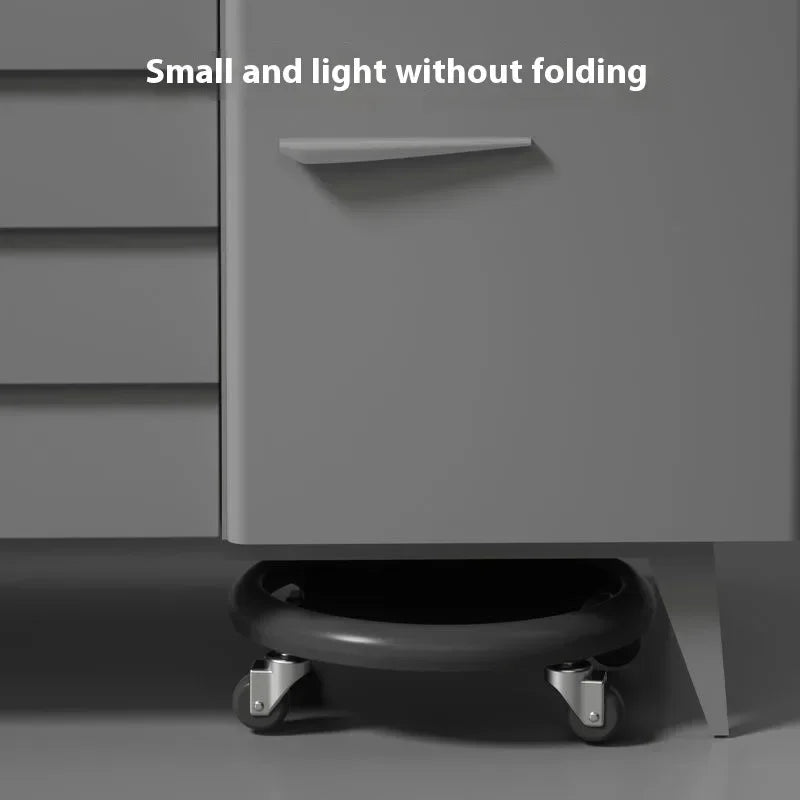 Multi-Directional Ab Wheel Roller Compact Sliding Plate Black