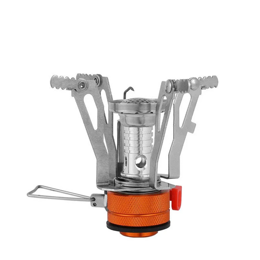 3000W Foldable Camping Gas Stove Silver