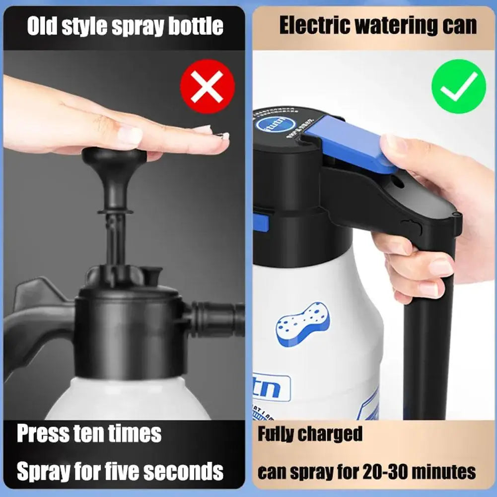 1.5L Electric Foam Sprayer: Effortless Foam Blasting for Cars and Home