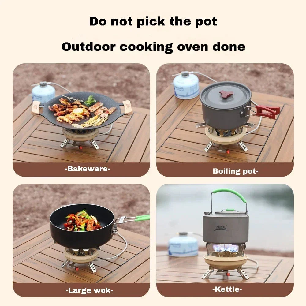 High-Pressure Camping Gas Stove Khaki