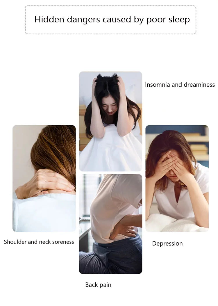 Multi-Functional Solid Wood Sleeping Stool - Chicken Wing Wood Cervical Vertebra Pillow