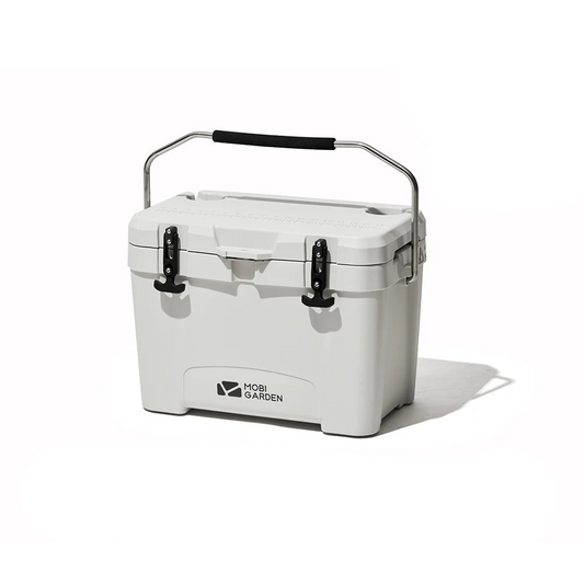 25L Portable Camping Ice Box Cold Storage Cooler White