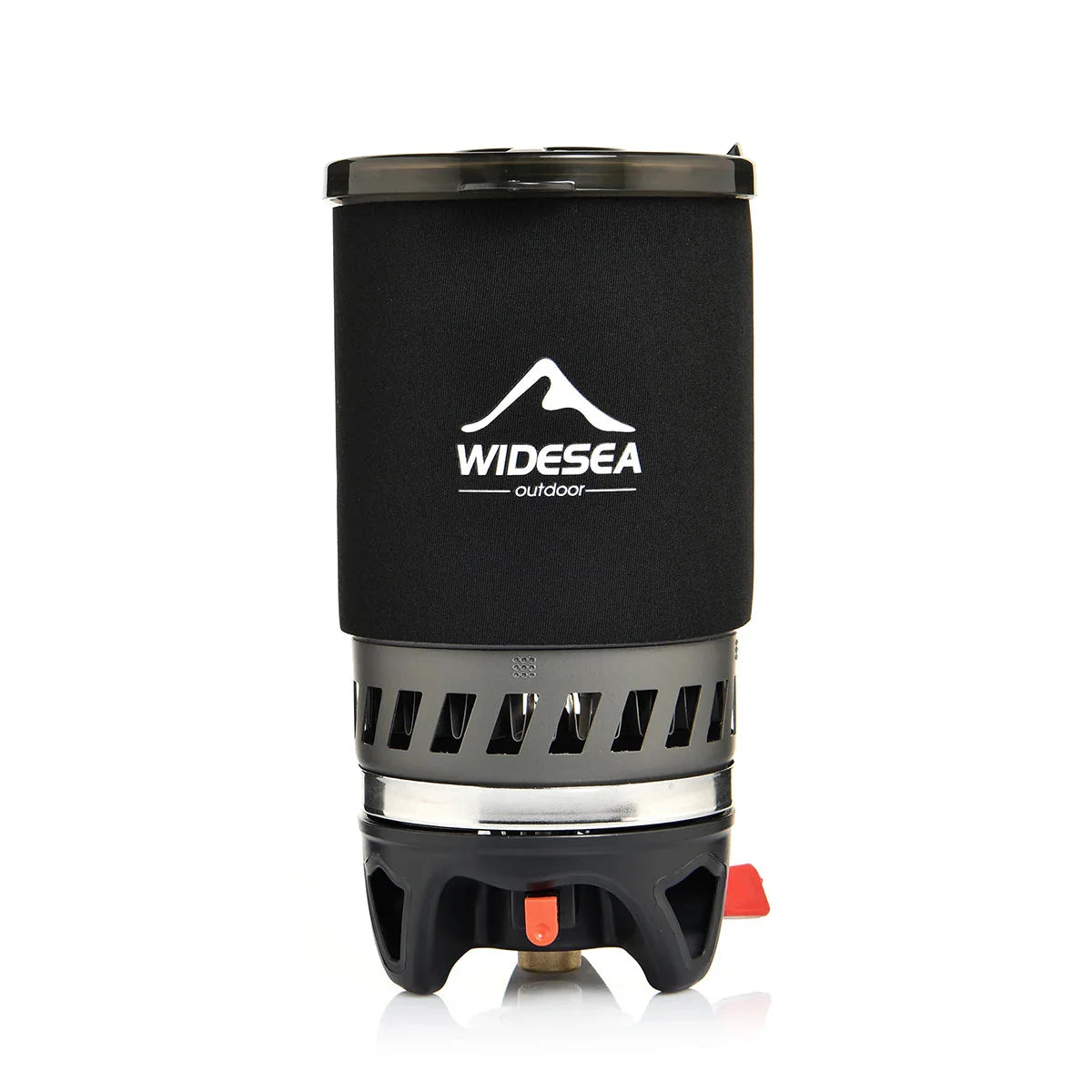 All-in-One Camping Cooking System with Heat Exchanger Black