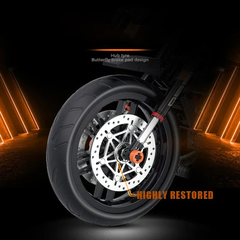 Racing Moto Building Blocks Set