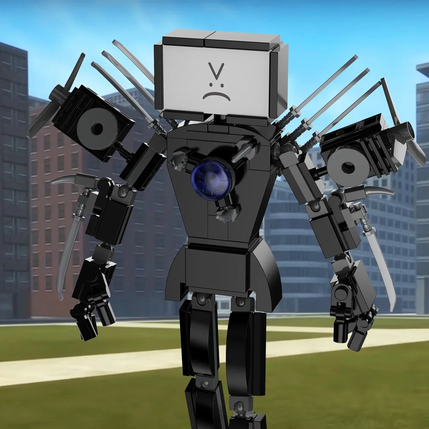 199pcs Titan Robot 2 in 1 Building Blocks