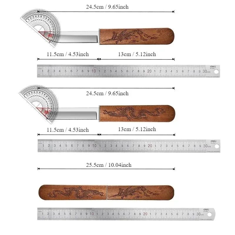 Dragon & Phoenix Double Knife – High-Hardness Tactical & Camping Knife Set