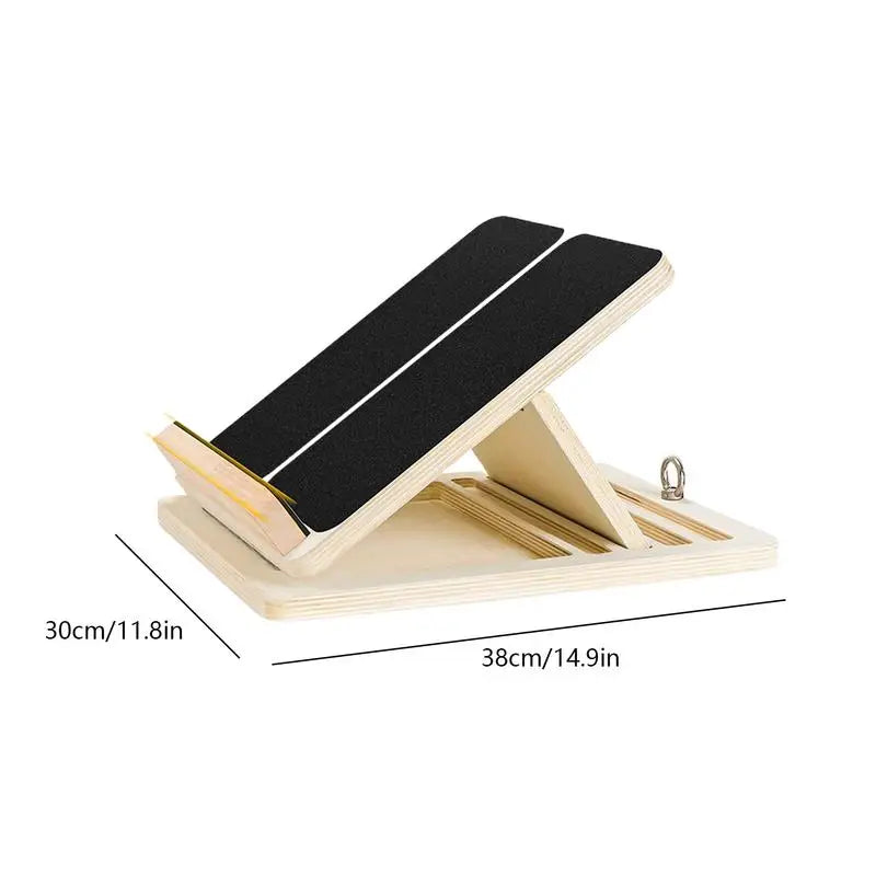 Adjustable Wooden Slant Board for Stretching