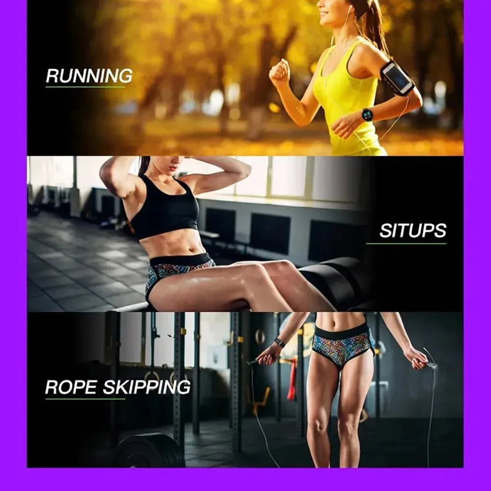 Smartwatch Fitness Tracker with Heart Rate Monitor