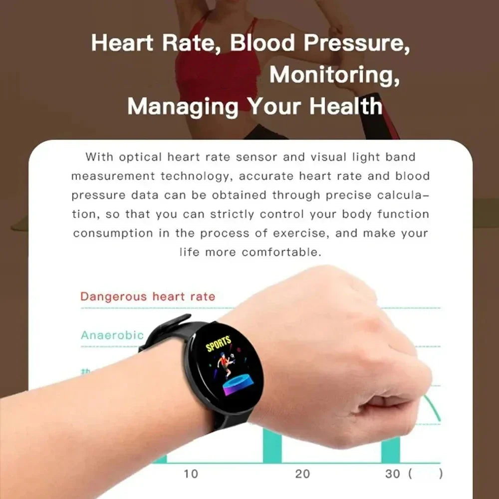 Smartwatch Fitness Tracker with Heart Rate Monitor