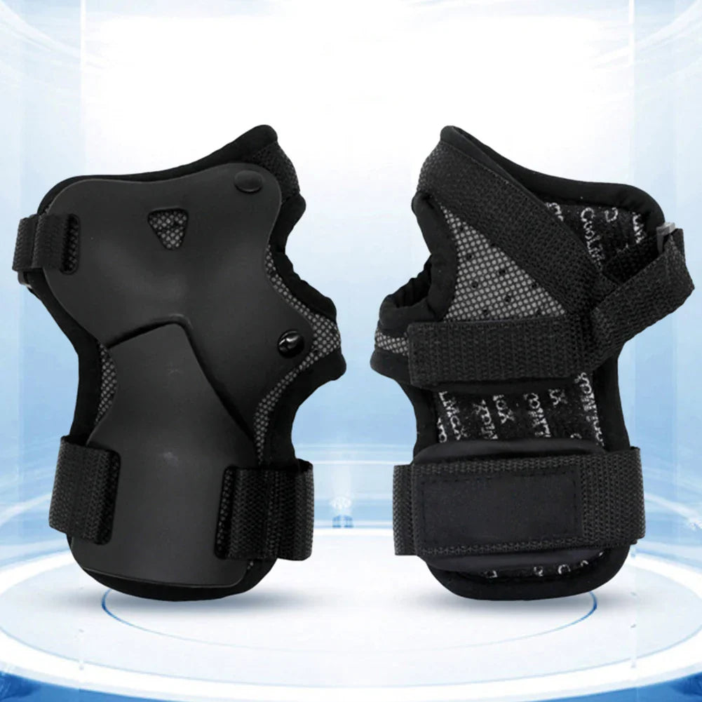 Snowboard & Ski Wrist Guard Impact-Resistant Protective Gear Black