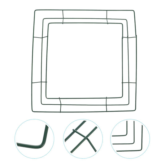 Square Macrame Ring Wire Wreath Forms