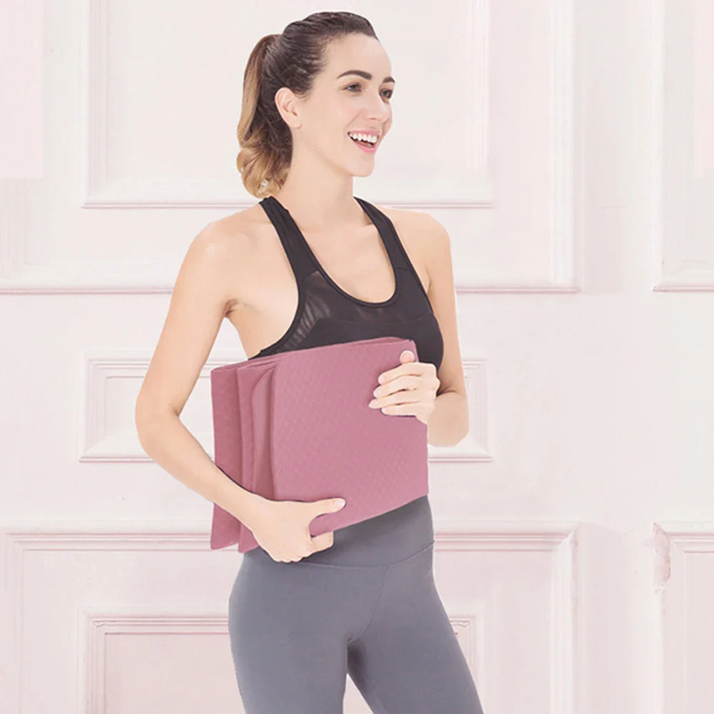 TPE Pilates Reformer Mat Soft Foldable Shock-Absorbing for Home Gym