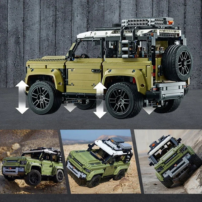 Technical Rover Defender Collector's Building Blocks Set