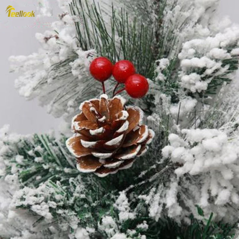 Pine Needles Christmas Tree with Hanging Sticks