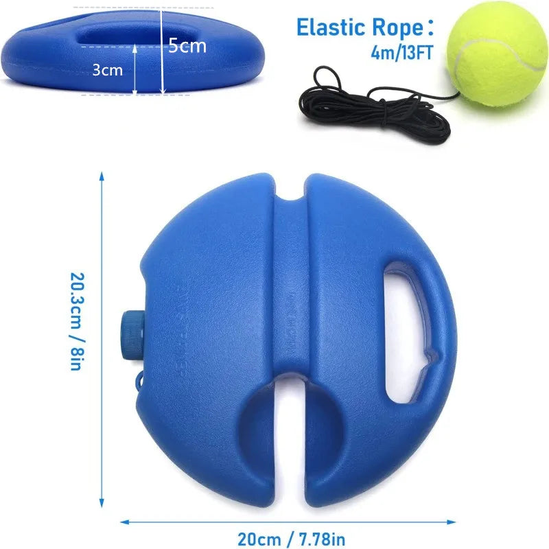 Professional Tennis Training Rebound Ball Self-Practice Tool Blue