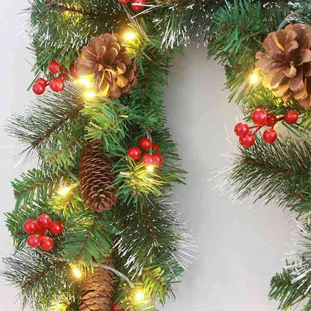 Christmas Garland Rattan Wreath