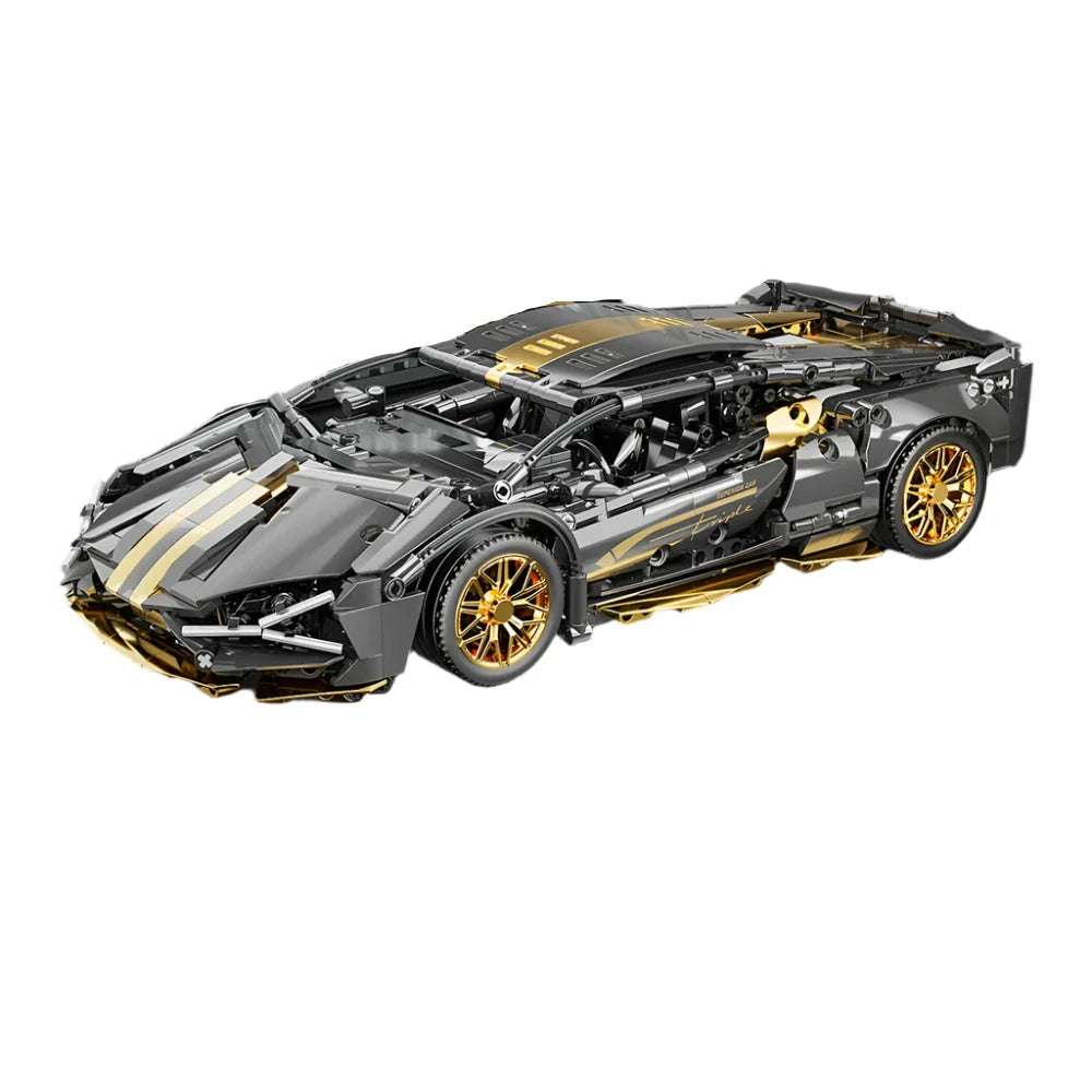 Luxury Racing Car Building Blocks Set for Kids