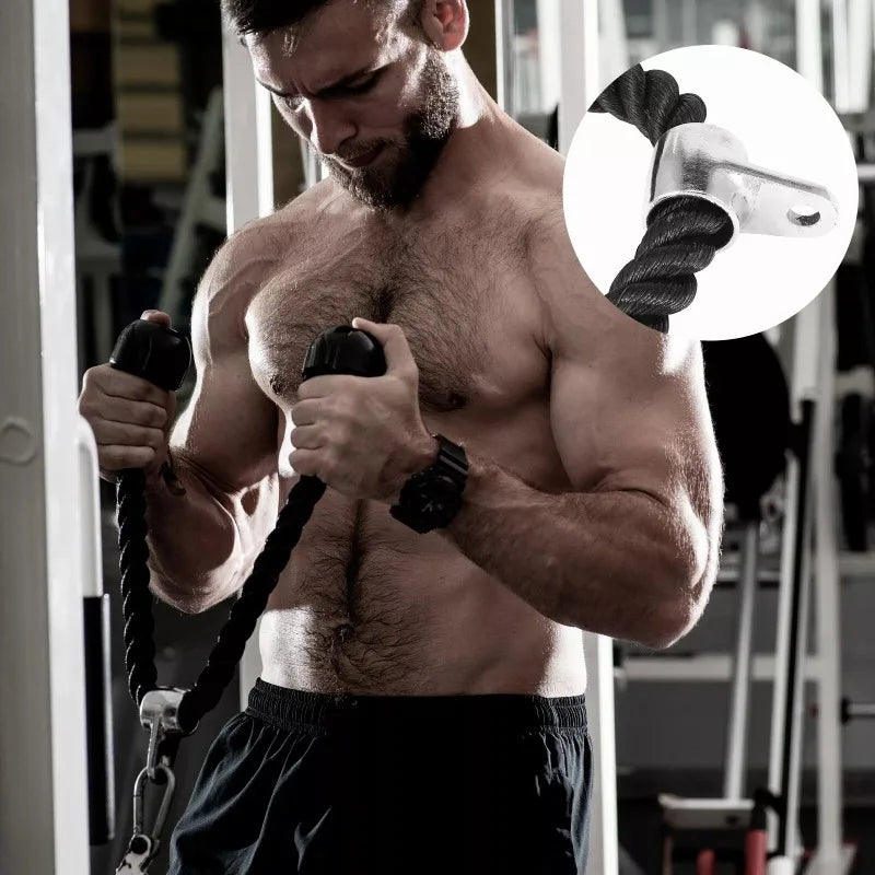 Triceps Rope Pull Down Device for Gym