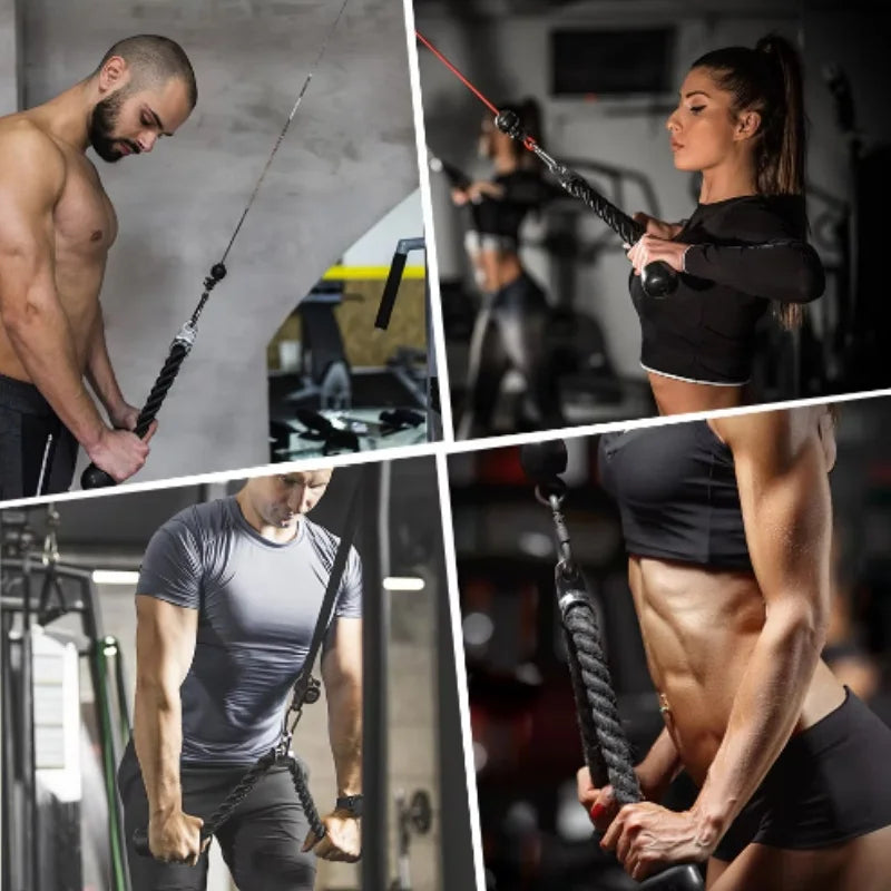 Triceps Rope Pull Down Device for Gym