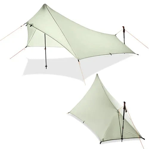 Ultralight Waterproof Flysheet Tent Shelter (Green)