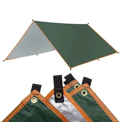 Ultralight Outdoor Waterproof Awning Sun Shade (Green)