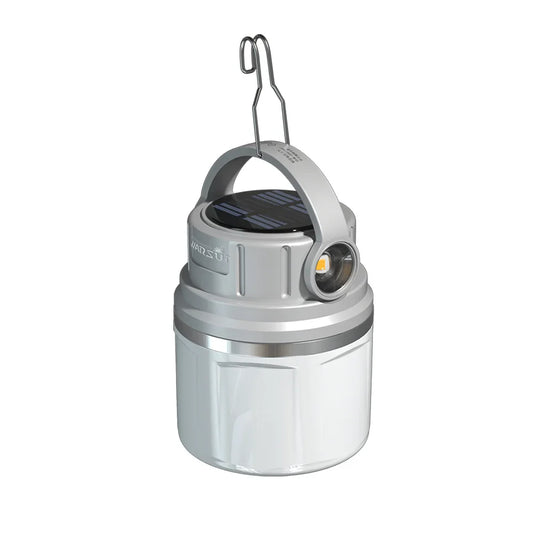 1100 Lumen Solar Rechargeable Camping Lamp Light