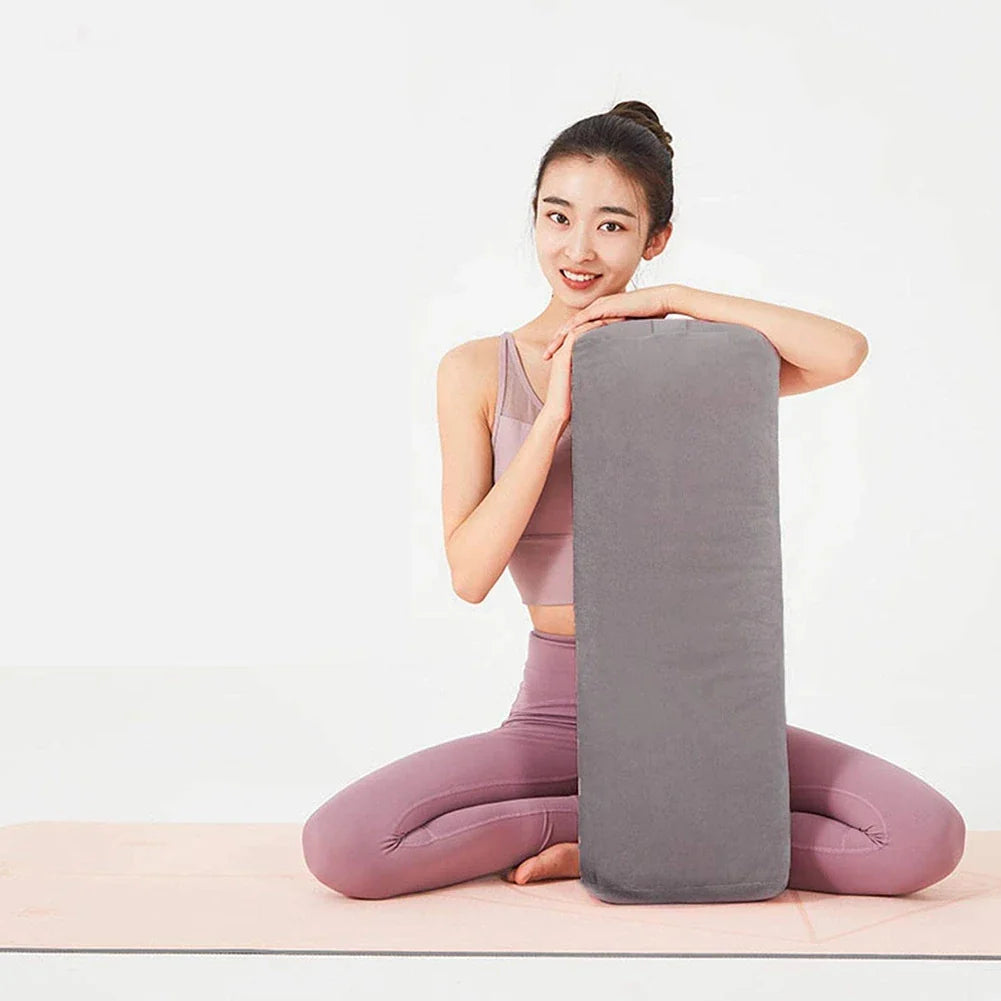 Rectangular Yoga Bolster Pillow for Meditation