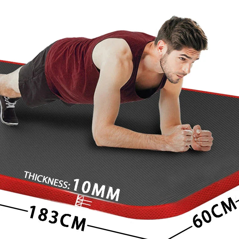 Thick Yoga Mat for Fitness & Pilates