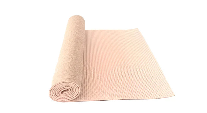 Yoga Mat Jute PVC Non-Slip Pilates Fitness Mat