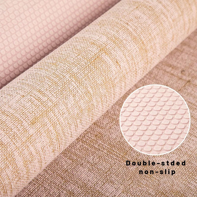 Yoga Mat Jute PVC Non-Slip Pilates Fitness Mat