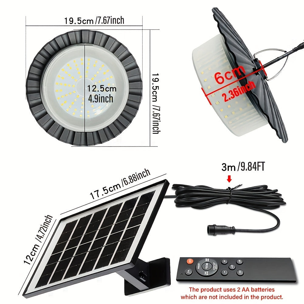 Solar Pendant Light with Motion Sensor