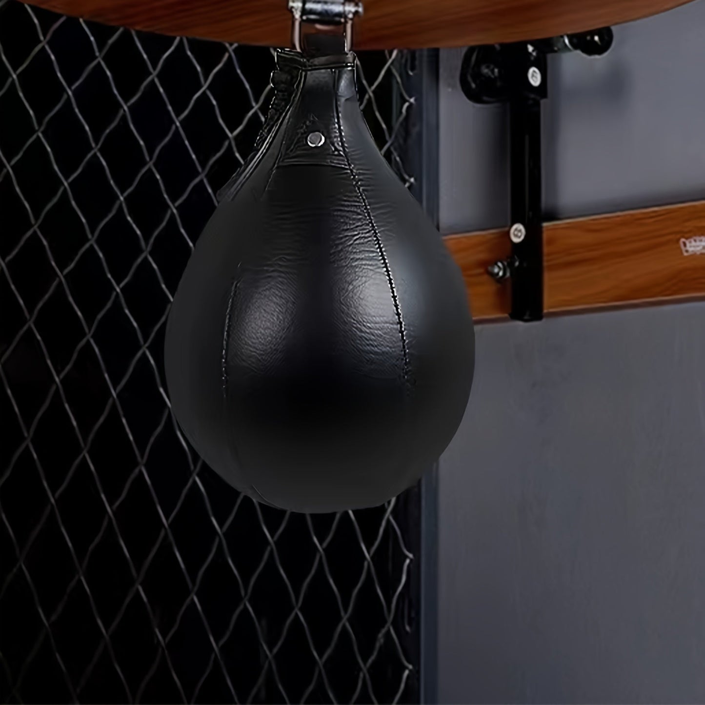 Pear-Shaped Boxing Speed Ball - Hanging Punching Bag(Black)