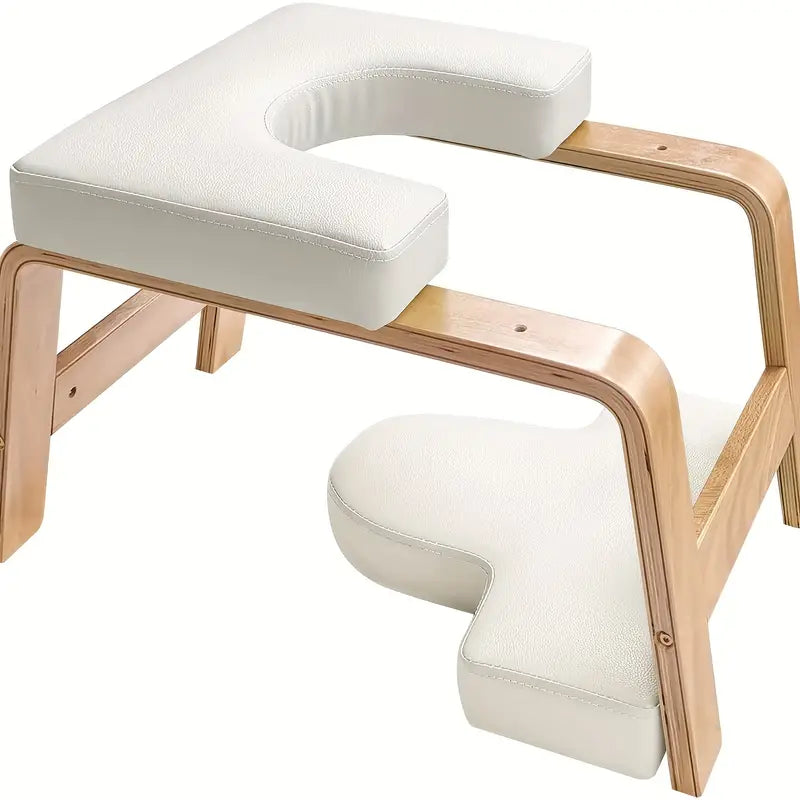 1pc Premium Yoga Chair Stand - Comfortable Padded Headstand Trainer