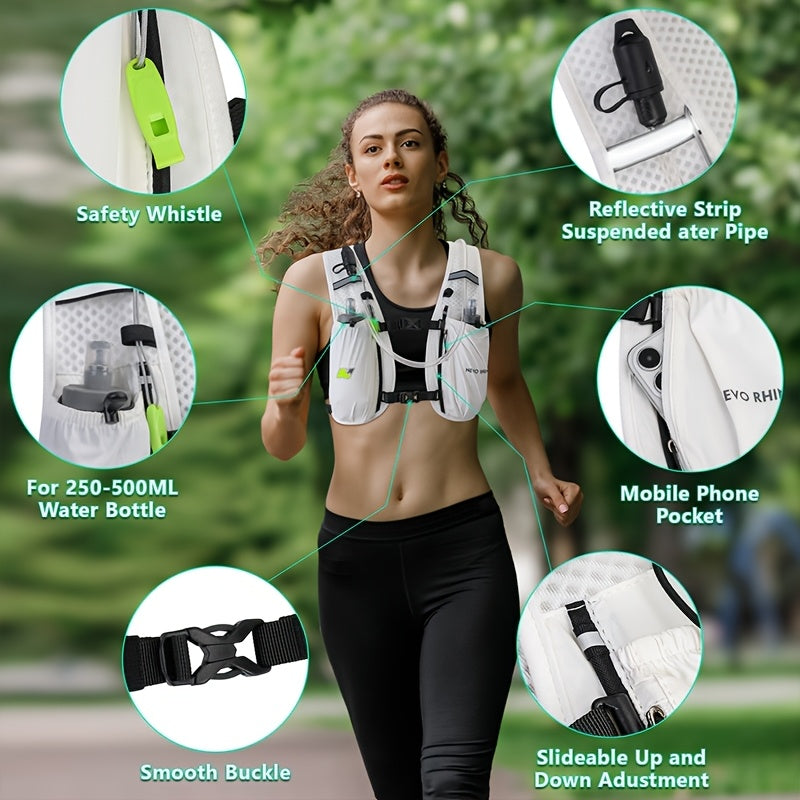 5.5L Running Hydration Vest with 1.5L Bladder