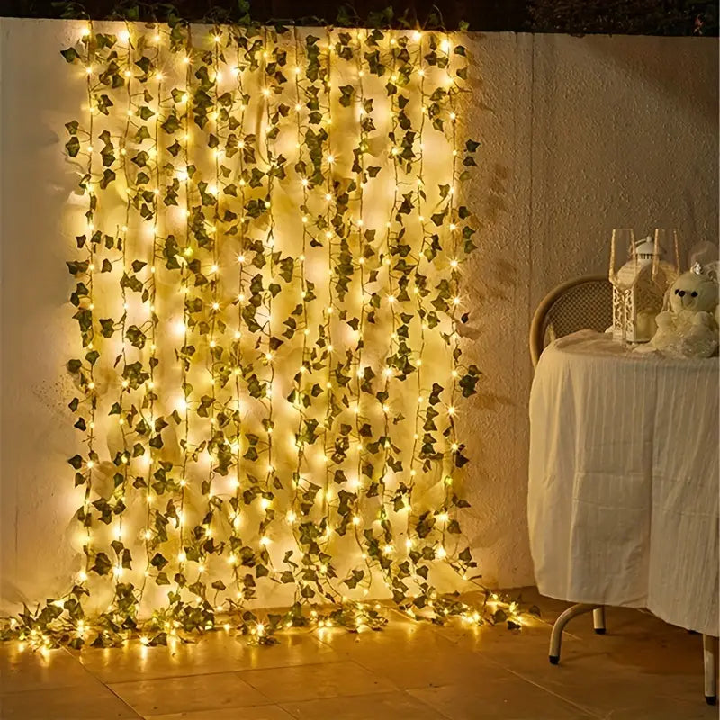 5m Artificial Leaf Flower Fairy String Lights