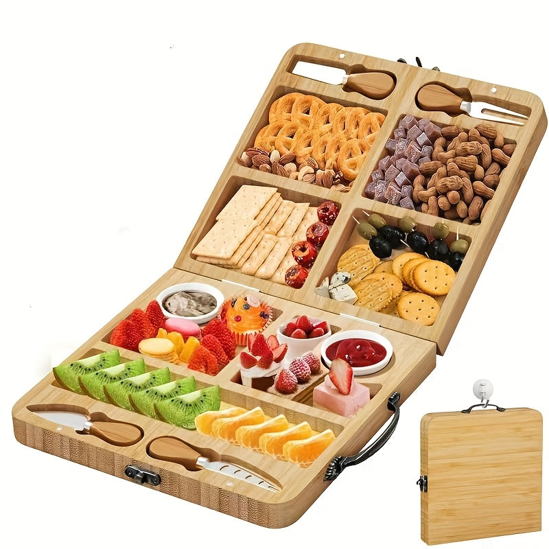 Wooden Cheese Platter Board with Box