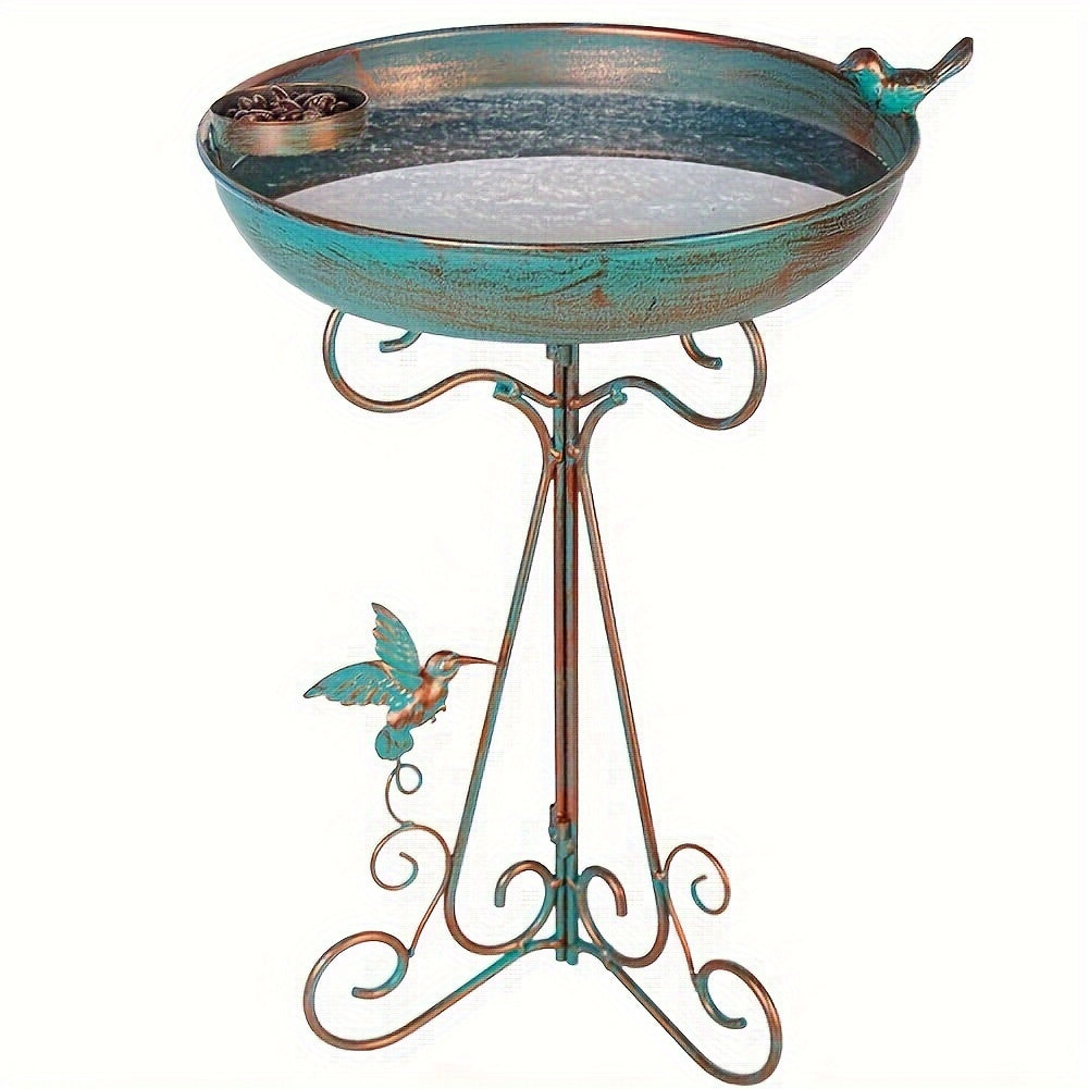 Bird Bath with Feeder Pedestal
