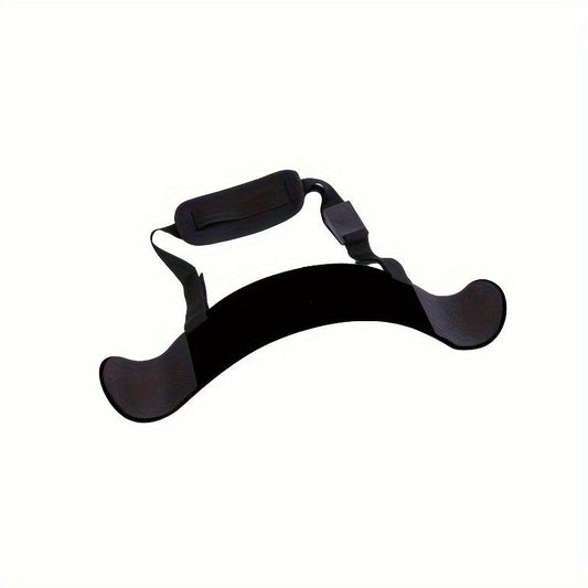 Arm Blaster for Biceps & Triceps - 24 Curl Support Board with Adjustable Belt(Black)