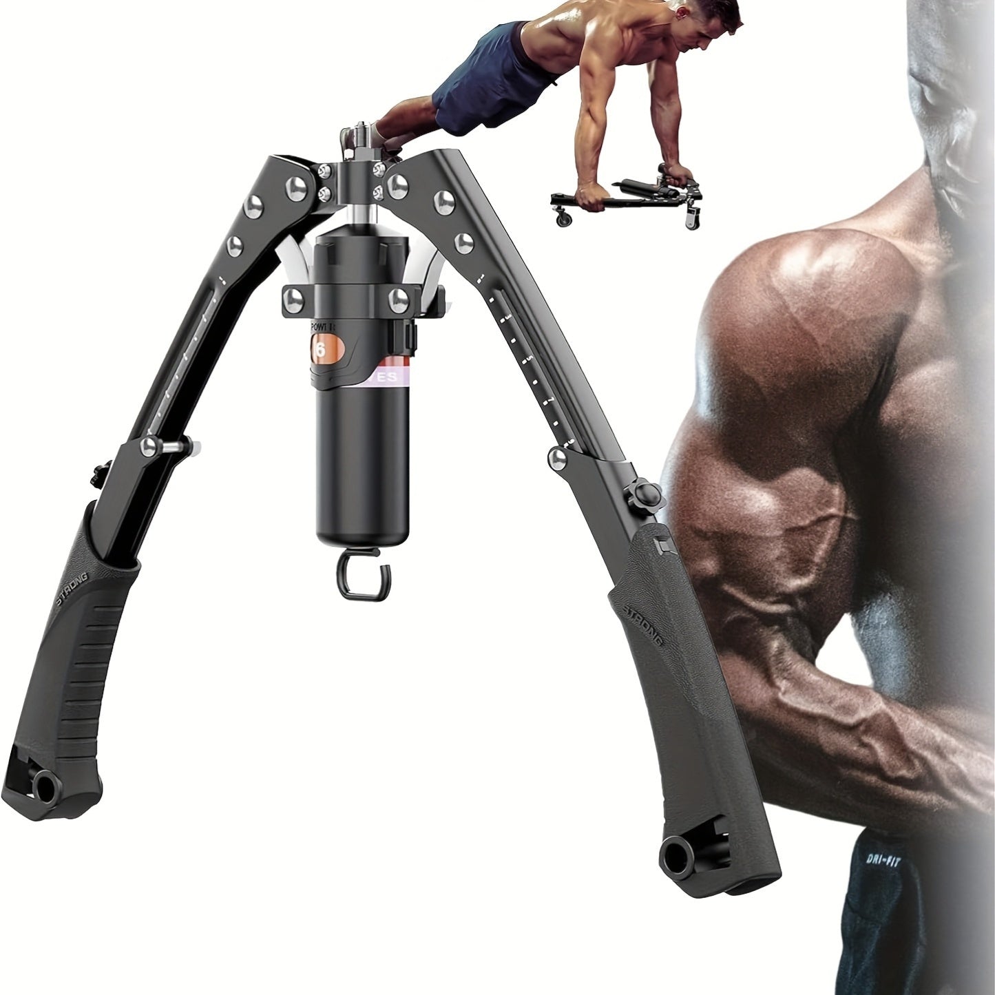 Hydraulic Arm Exerciser 25-Gear Home Trainer