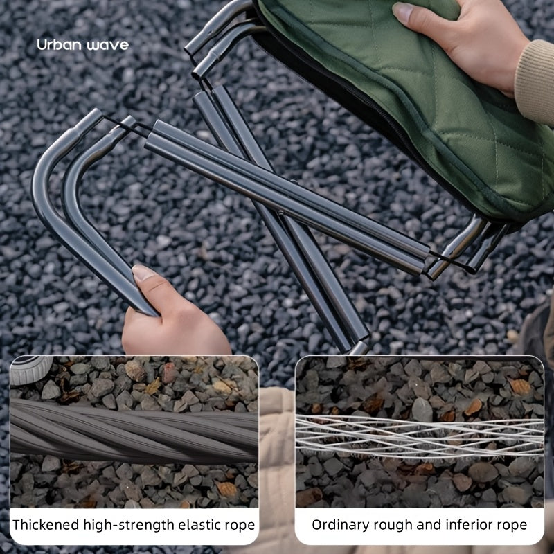 Folding Aluminum Stool with Carry Bag