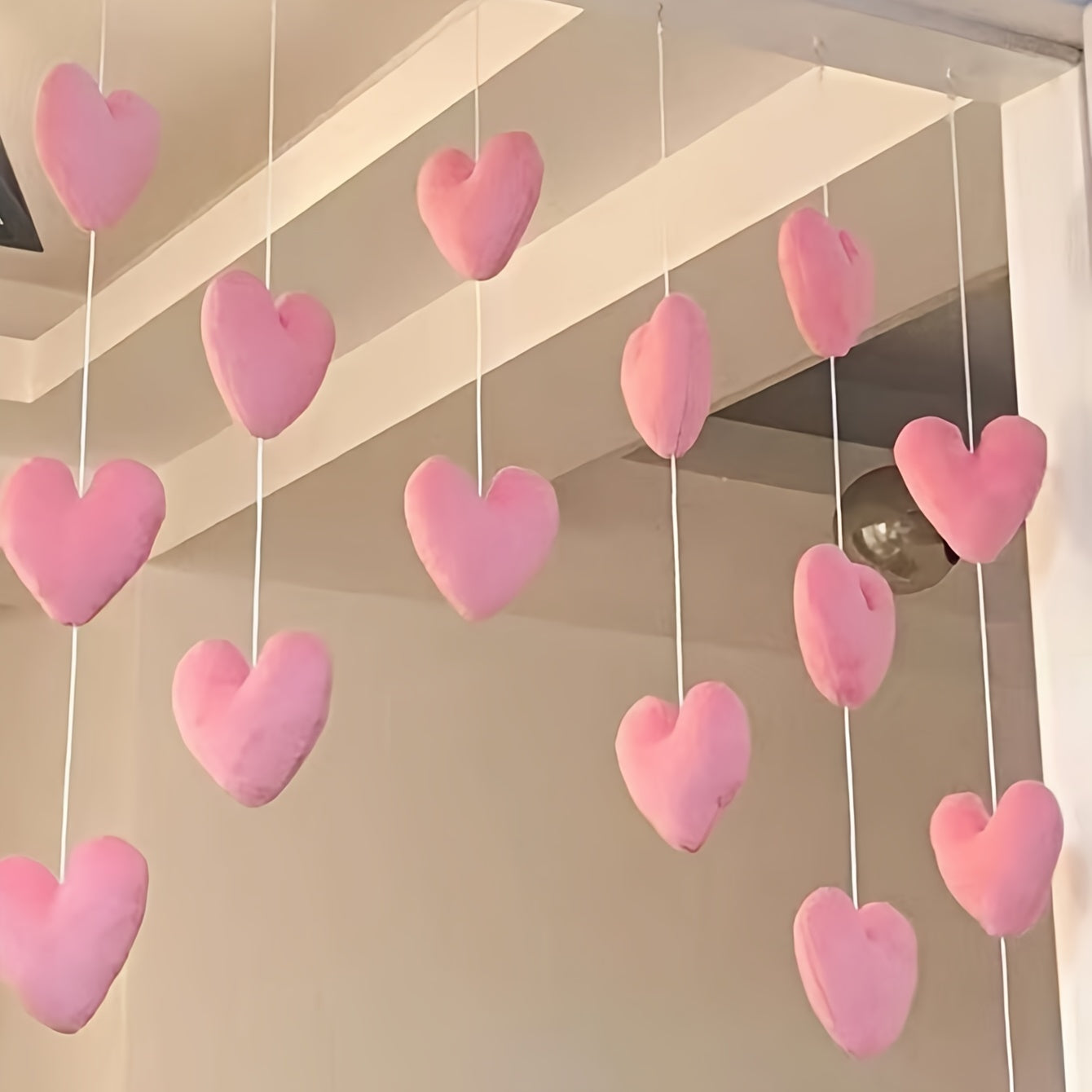 Heart Hanging Ornaments for Door Curtains